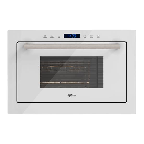 Micro-ondas de Embutir Fischer Infinity 25 litros Touch com Grill BRANCO127V 
