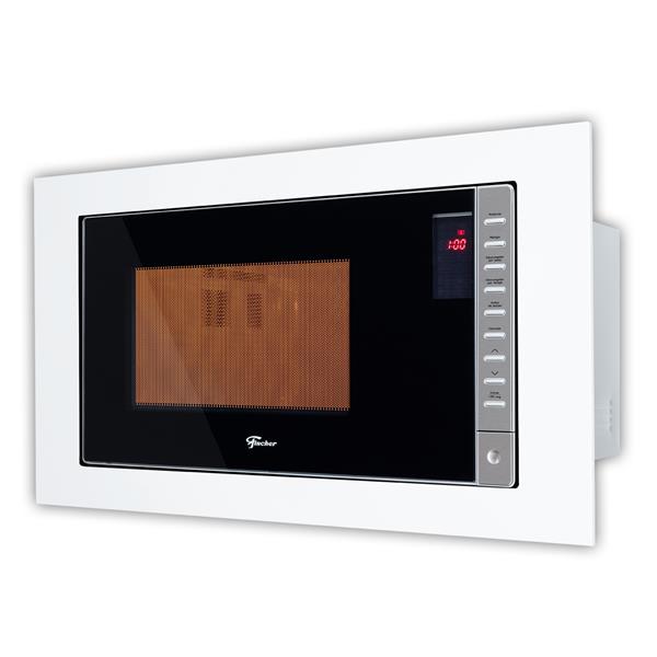 Micro-ondas de Embutir Fischer Fit Line 25 litros com função Descongelar BRANCO127V 