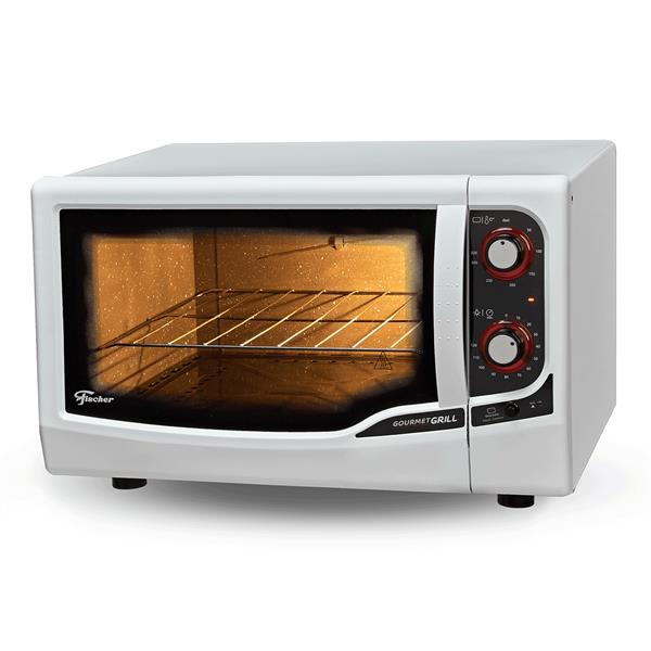 Forno Elétrico de Bancada Fischer Gourmet Grill 44 litros BRANCO127V 